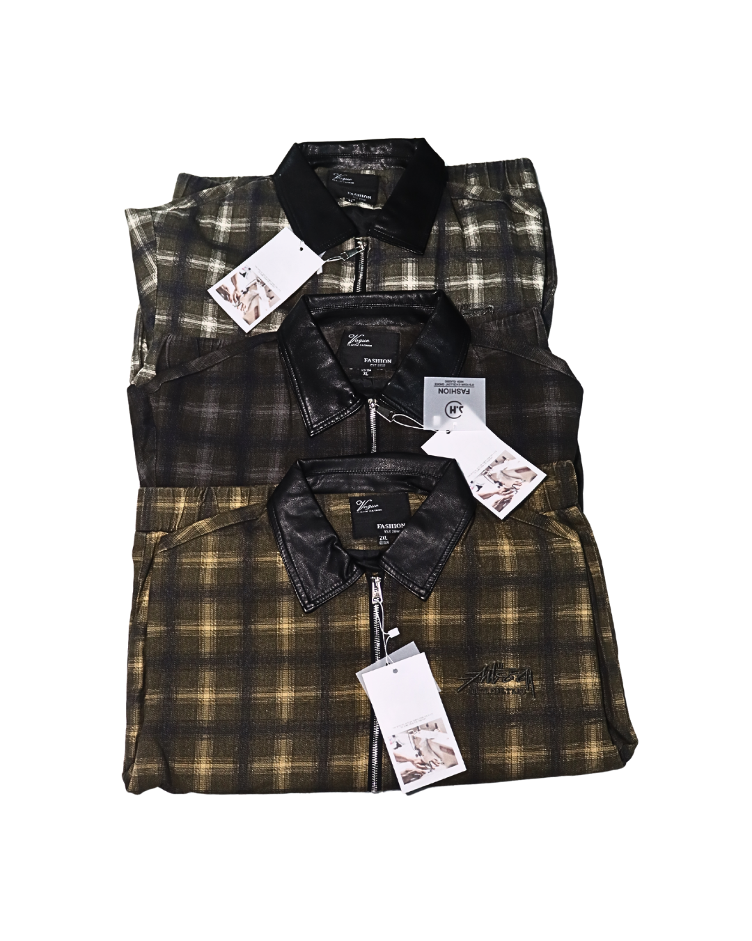 CHECK CROP JACKET